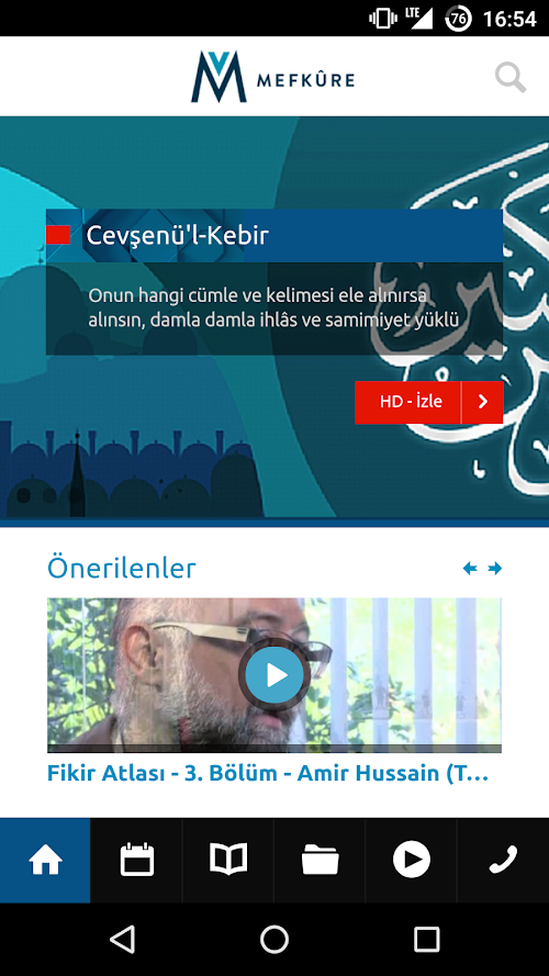 Android application Mefkure TV screenshort