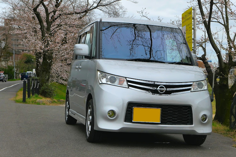 ルークス ハイウェイスター ターボの岡山・旭川河川敷・ソメイヨシノ・桜・開花状況に関するカスタム事例の投稿画像1枚目