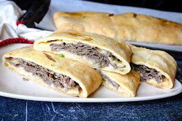 Philly Cheesesteak Calzones