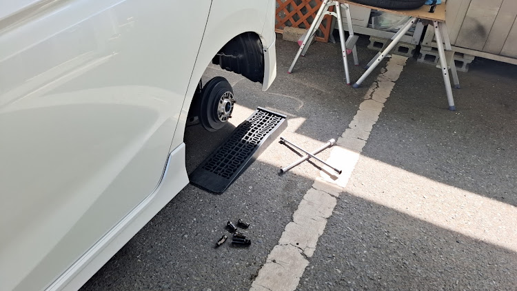 フィットの天気予報のばかやろー・洗車・ホイール磨き＆コーティングに関するカスタム事例の投稿画像1枚目