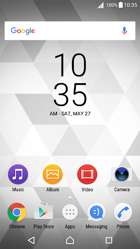 Gray Xperia Theme