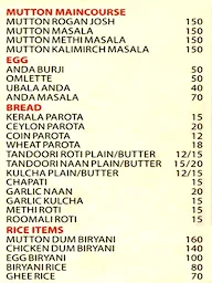 Khush Mughlai Family Restaurant menu 3