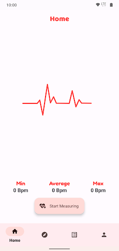 Screenshot Instant heart rate monitor