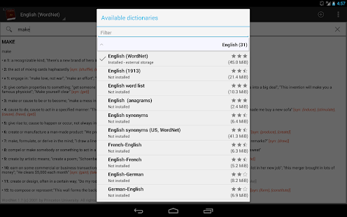 Download Offline dictionaries pro apk