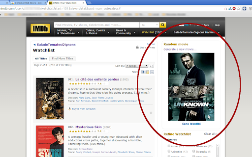 Imdb Random Watchlist Selector