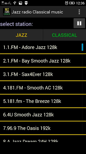 Jazz radio Classical music