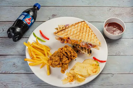 Non Veg Sandwich Chicken Combo