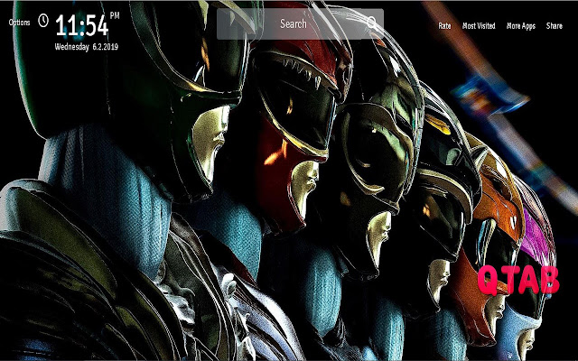 Power Rangers Movie Wallpapers New Tab