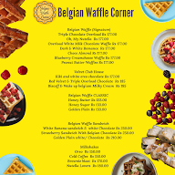 Belgian Waffle Co. menu 1