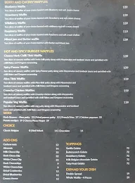 The Belgian Waffle cafe menu 2