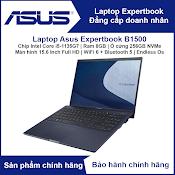 Máy Tính Xách Tay - Laptop Asus Expertbook Model B1500Ceae | B1500 (Chip Intel Core I5 - 1135G7 | Ram 8G Ddr4 | Ssd 256Gb | 15.6 - Inch Full Hd | Bảo Mật Tpm 2.0 | Độ Bền Chuẩn Quân Đội Us) - Hàng Chính Hãng