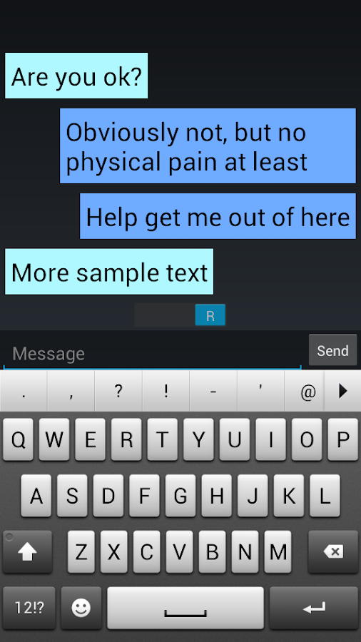    Emergency chat- screenshot  