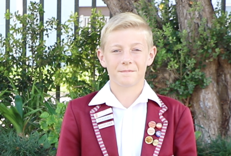 Ben Nothnagel, 12, from Laerskool Newton Park