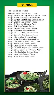 Paan Nagri menu 4