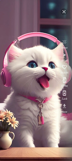 Screenshot Cute Cat Wallpaper HD