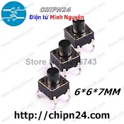 [10 Cái] (Kg1) Nút Nhấn 4 Chân 6X6X7Mm Dip