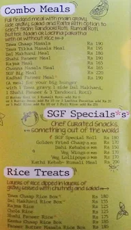 SGF - Spice Grill Flame menu 2