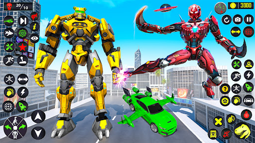 Screenshot Flying Car Robot Fighting Game