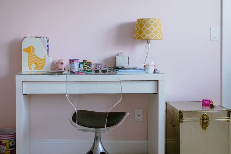 Blushing Coffee Bar DIY With Glitter Paint - Simple Cozy Charm