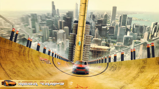 Mega Ramp Car Racing Impossible Stunts