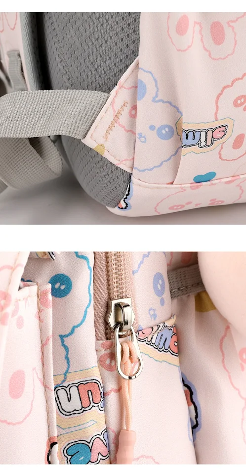 Cute Girls' Lightweight Multi-layer Primary School Student Large Capacity Schoolbags