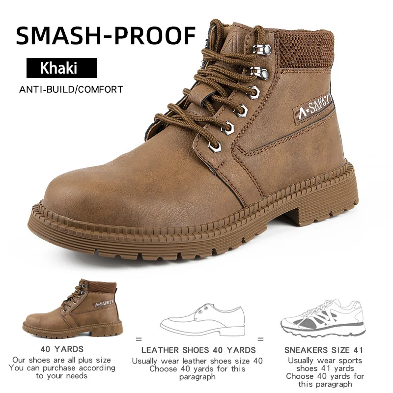 Title 8, Ademende veiligheidsschoenen anti-smash en anti...
