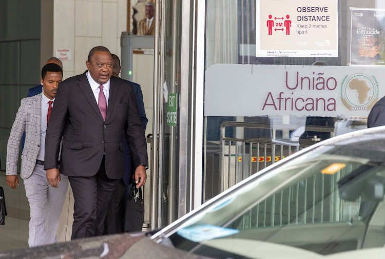 Retired President Uhuru Kenyatta in Ethiopia