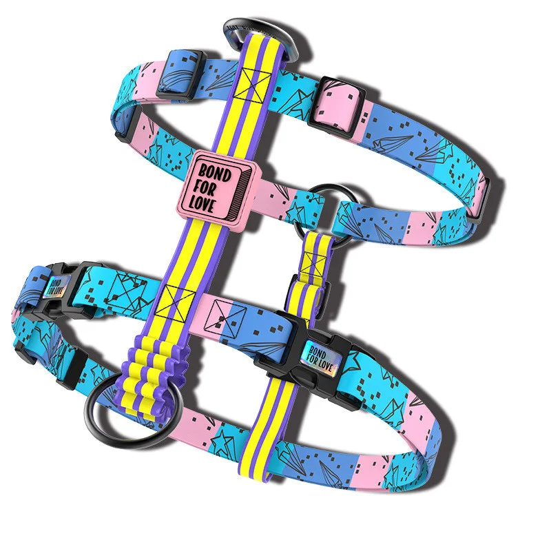 Title 1, Hondentuig borstvest halsband Okinawa-lijn, exp...