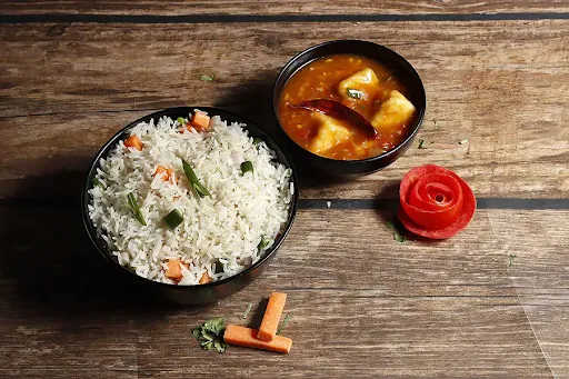 Paneer Chilli + Rice