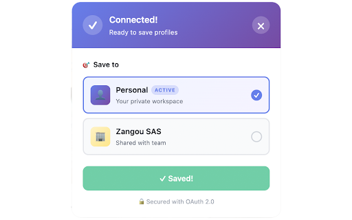 Zangou CRM Chrome Extension Preview 6