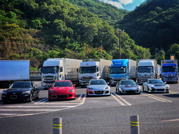 RX-7の広島ロータリーミーティング・SEVEN-LIVES・日焼け大会・早めの夏休みに関するカスタム事例の投稿画像1枚目