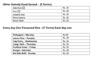 Brahmin Homely Food menu 2