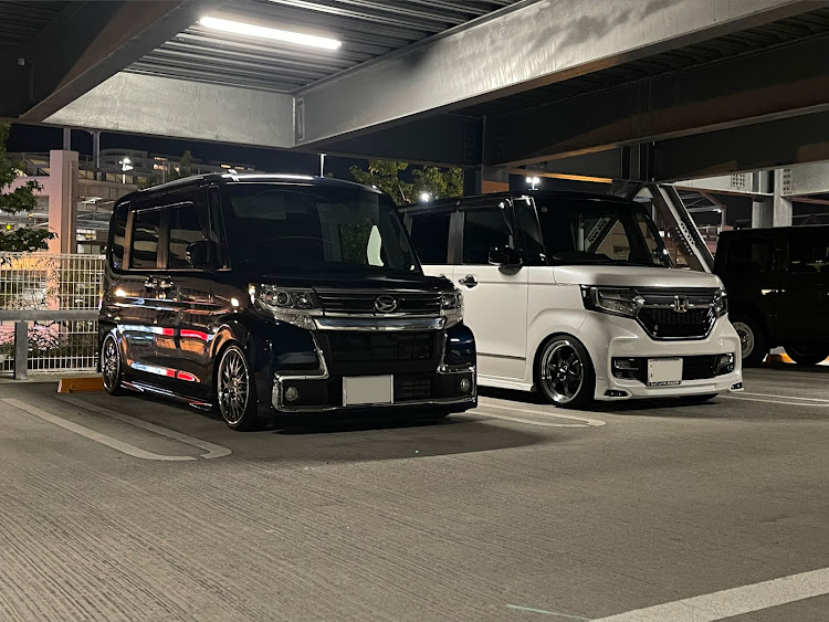 タントカスタムの斜め45度後方の美学・佐世保・エヌボックスカスタム・コラボ・熱中症に注意に関するカスタム事例の投稿画像1枚目