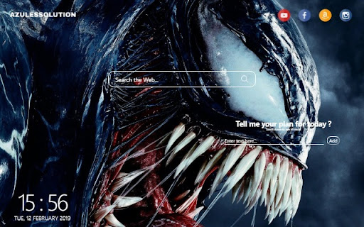 Venom Wallpaper - New Tab Theme