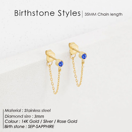 Title 12, Fashionable Stainless Steel Tassel Earrings. El...