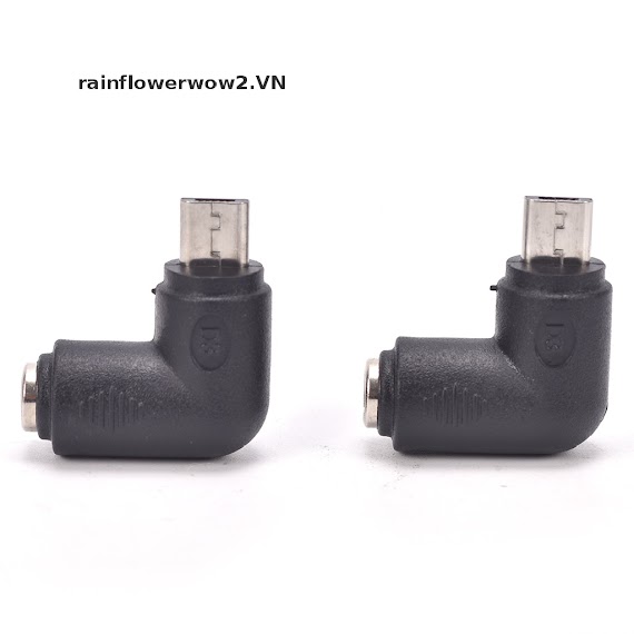 Bộ 2 Đầu Chuyển Đổi Dc 5.5X2.1Mm Female Sang Micro Usb 5 Pin Male