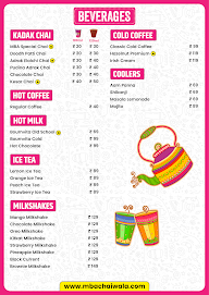 Mba Chai Wala menu 3