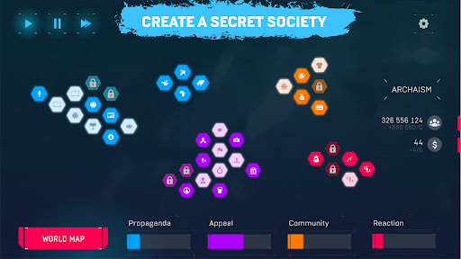 Screenshot Ideology Rush - Political game