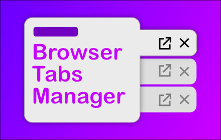 Browser Tabs Manager small promo image