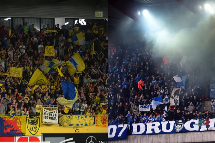 Vijf identieke vragen voor de fans van Sint-Truiden en KRC Genk: "Smurfen zijn bij ons niet welkom" en "STVV ontvangt ons altijd met knikkende knieën"