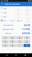 Square meters calculator Screenshot