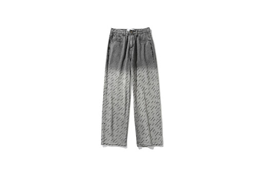 Title 8, Retro Alphabet Full Printed Washed Gradient Str...