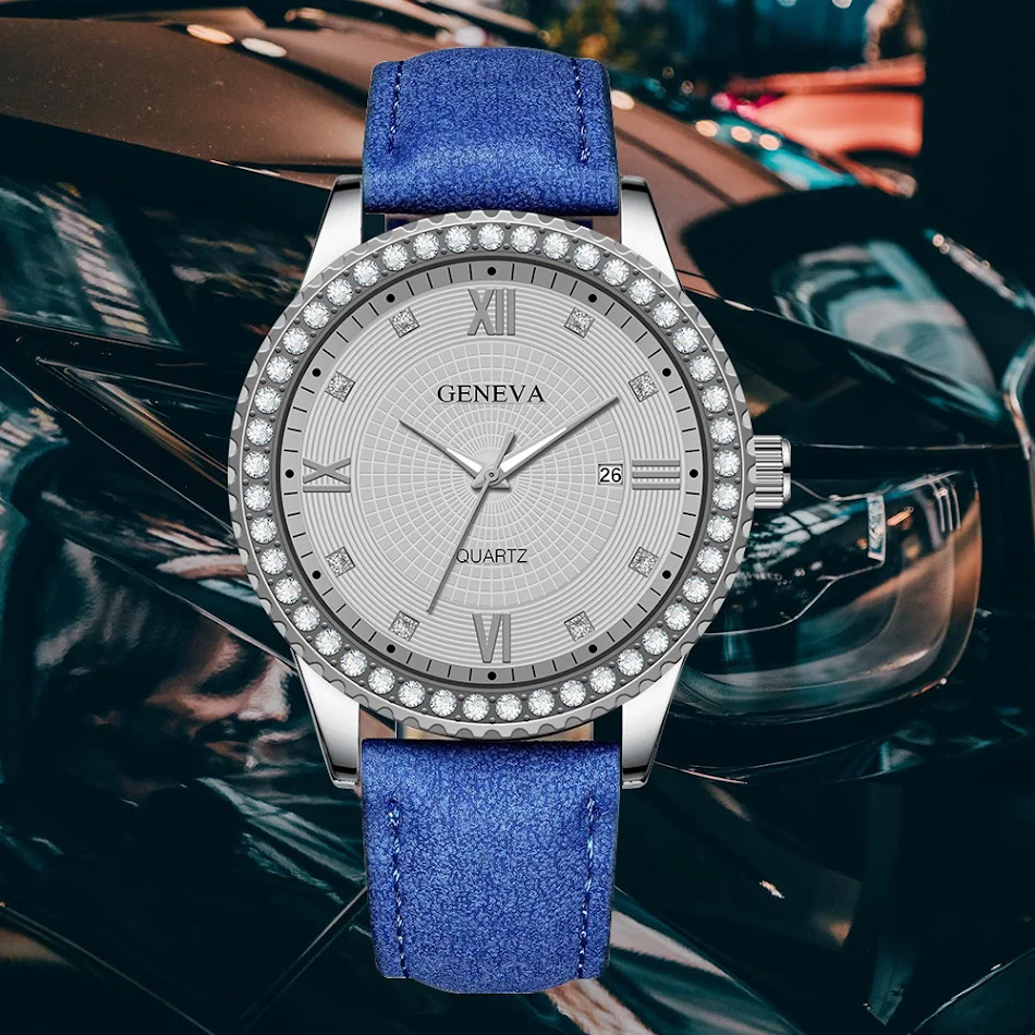 Montre homme à bracelet en acier, calendrier et quartz. Un accessoire de mode pour homme alliant élégance et fonctionnalité, idéal pour toutes les occasions.