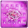 Thème de clavier Neon Glitter Rose icon