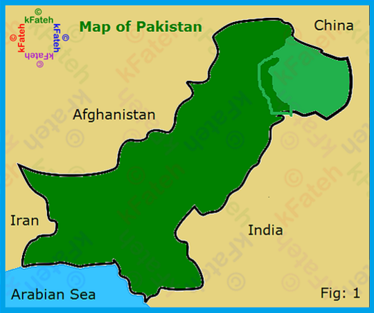 Map of Pakistan