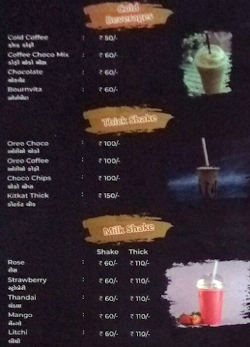 Raj Fast Food & Cafe menu 