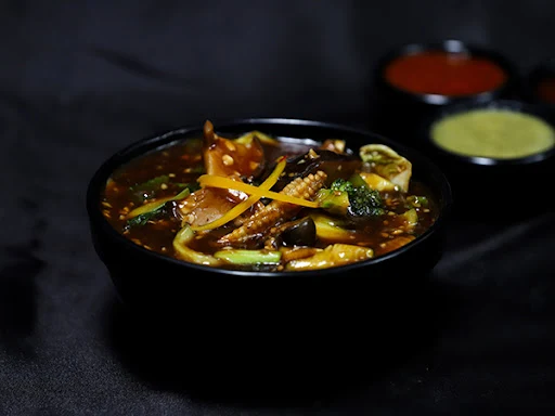 Shitake Mushroom Baby Corn And Broccoli (Serves 1-2)