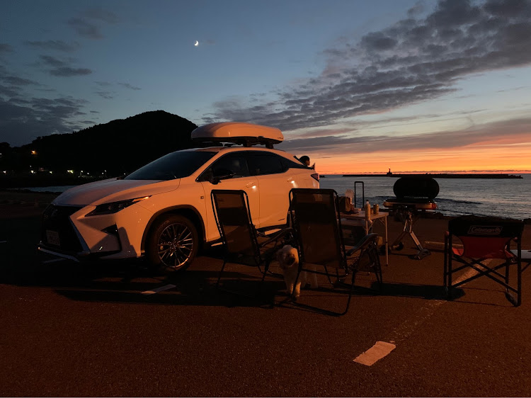 RXのレクサス・ＲＸ・ＢＢＱ・海・車中泊に関するカスタム事例の投稿画像1枚目