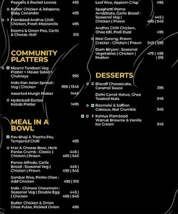 Insomnia menu 