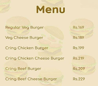 Cring Burger menu 1